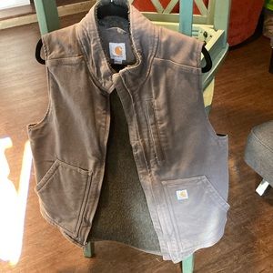 Carhartt fleece lined vest